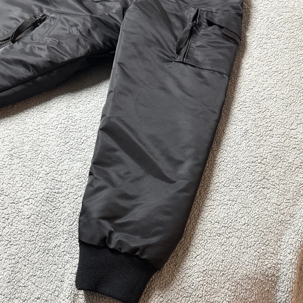 Black Bomber Jacket - Picture 3 of 9
